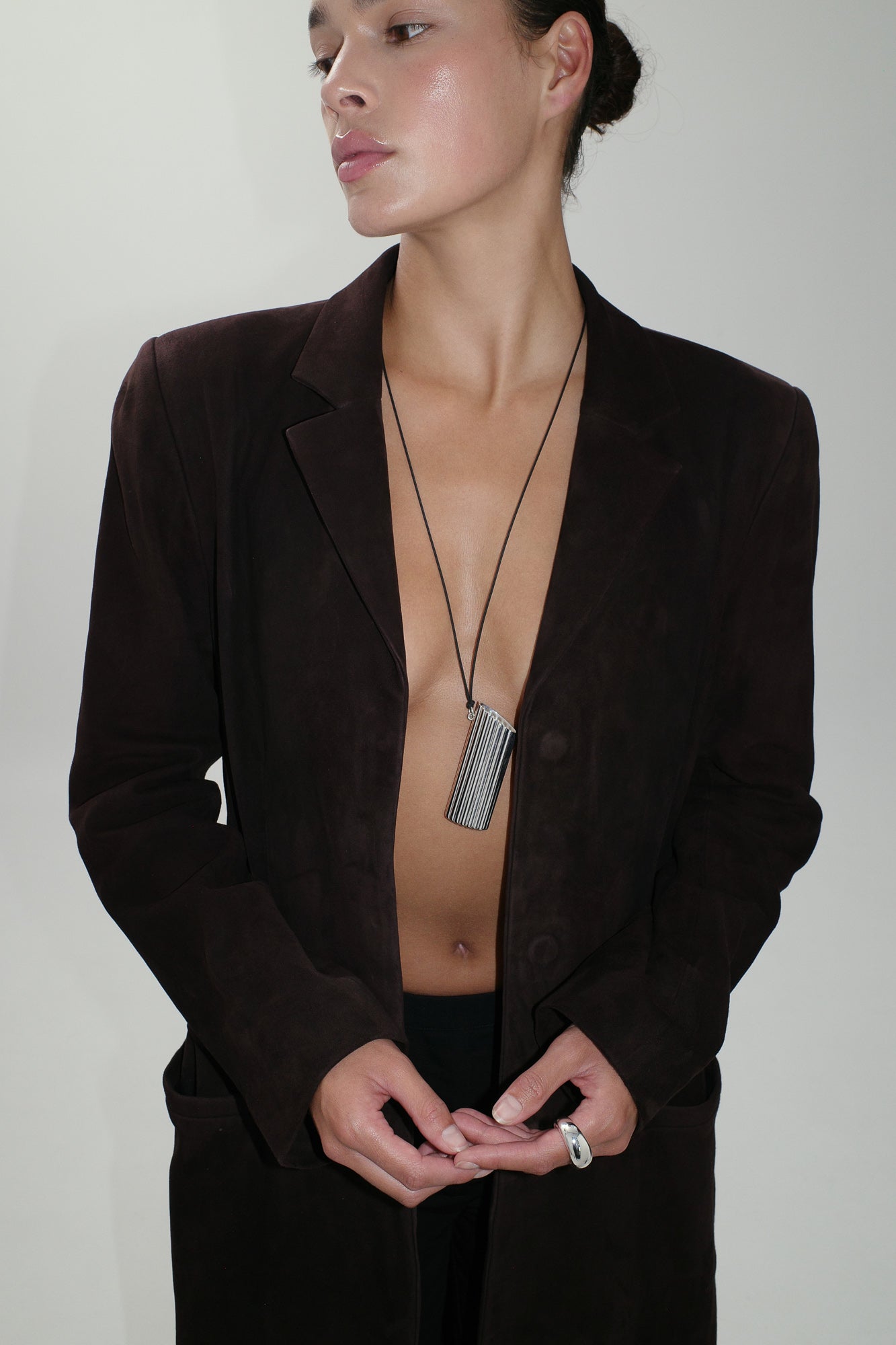Ridgeline Lighter Necklace - Silver