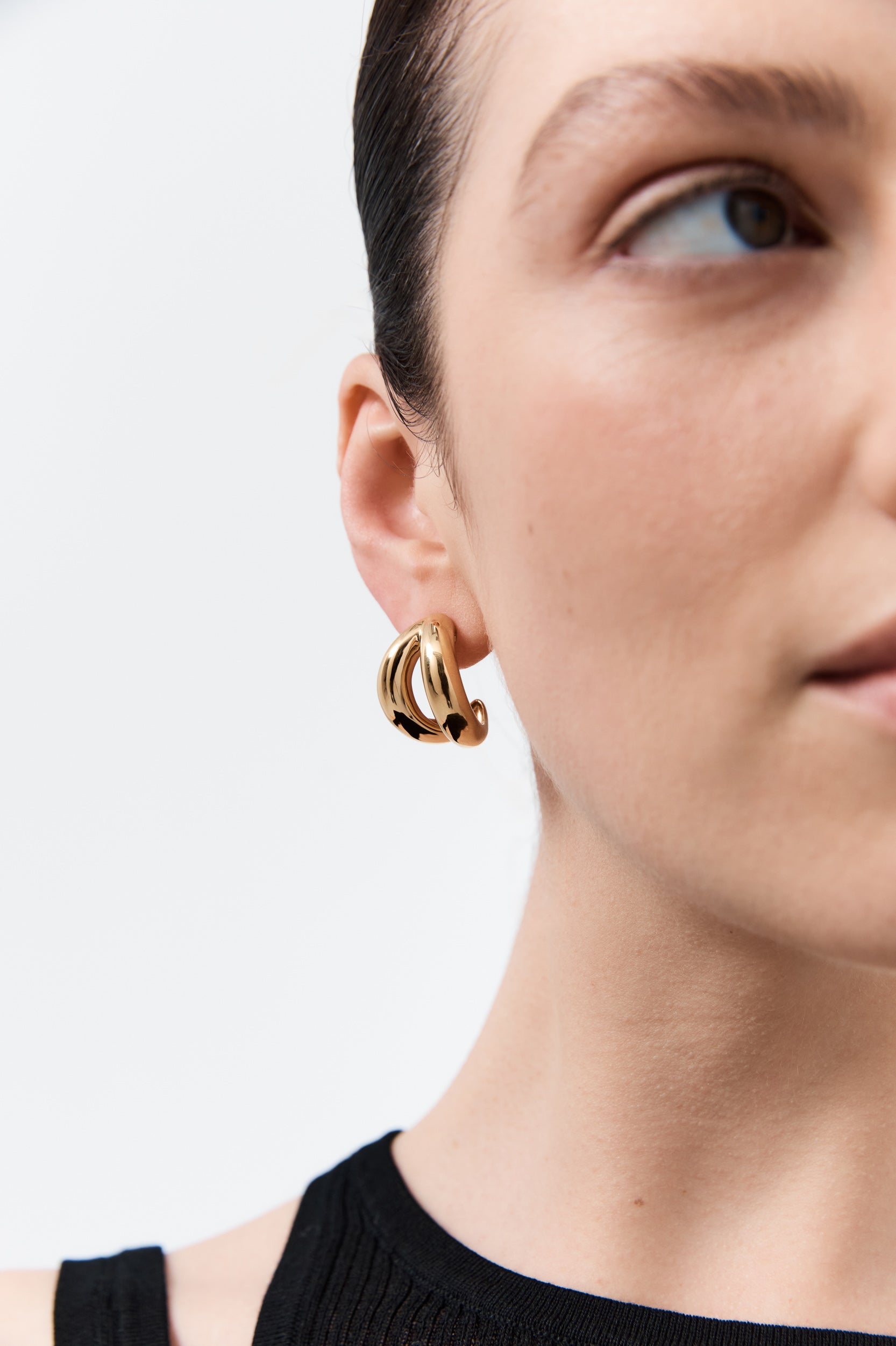 Via Ohrringe - Groß - Gold