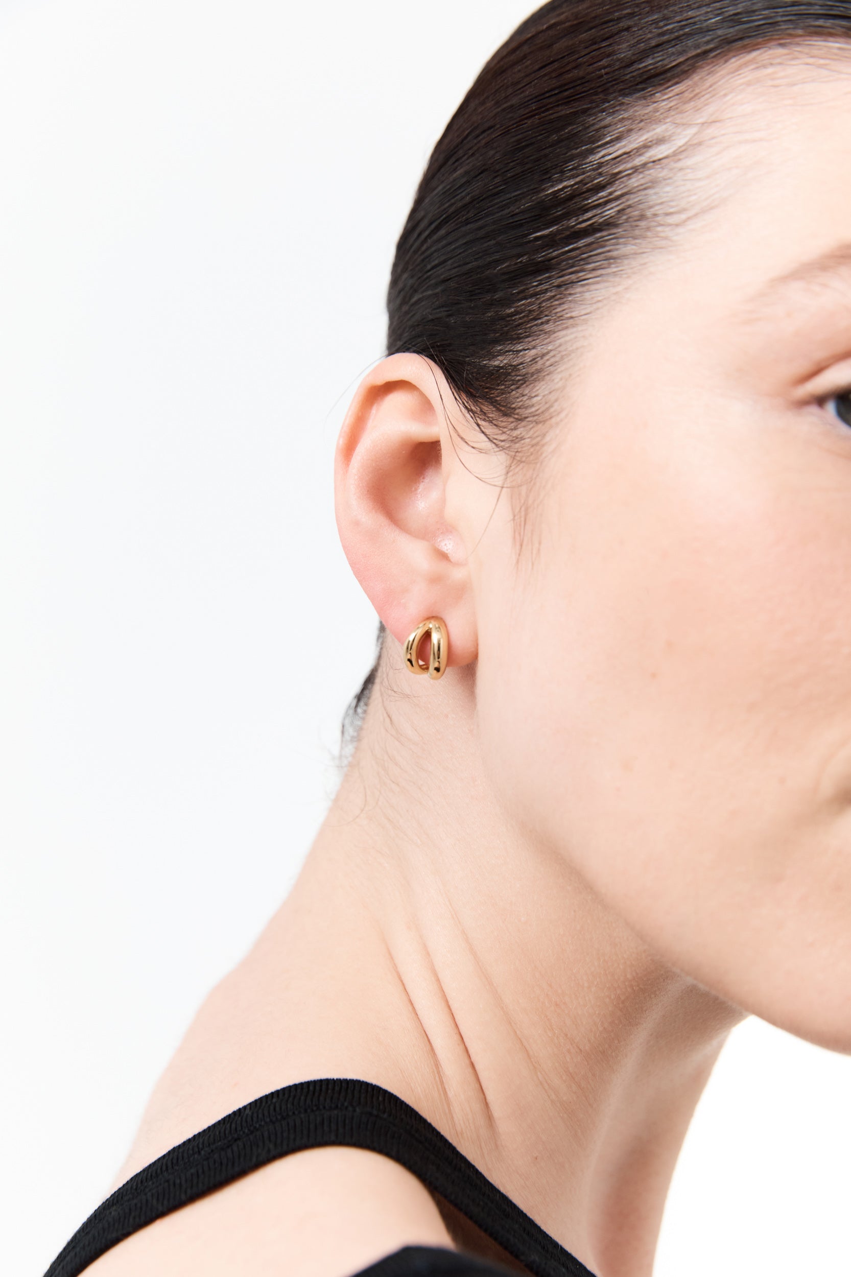 Via Earrings - Small - Gold