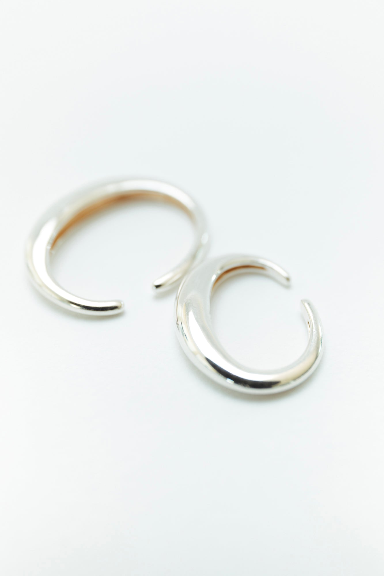 Jean Ear Cuff Set (2 pcs) - Silver