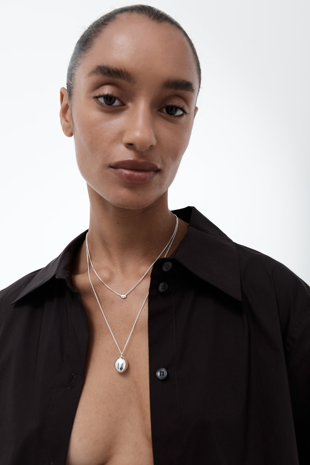 Drop Necklace - Silver