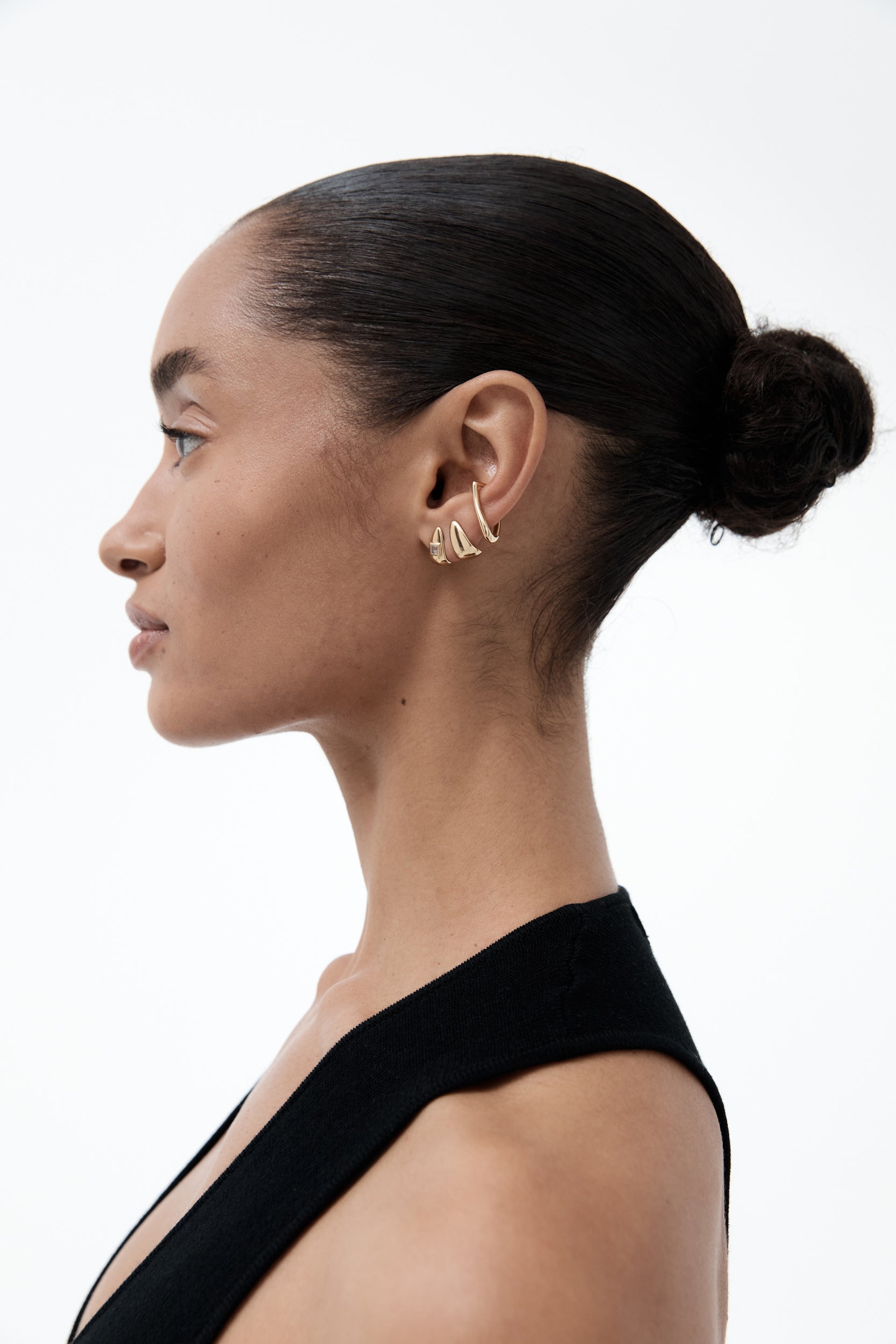 Rosco Earrings - Gold