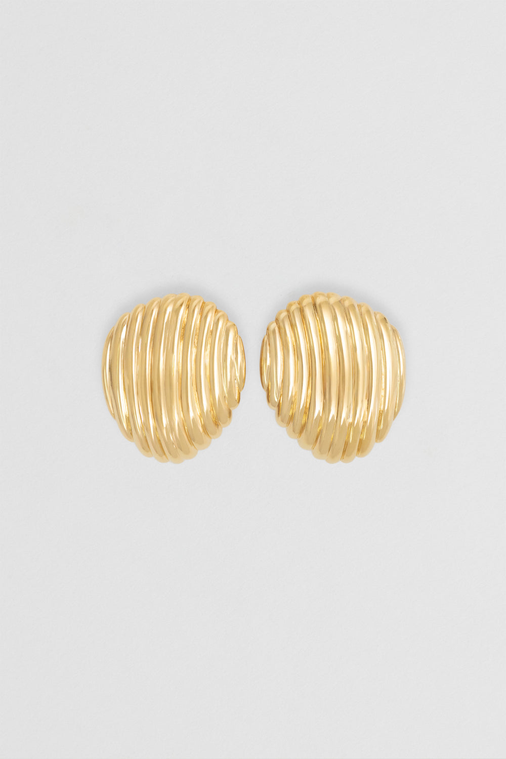 Paloma Dome Earrings - Large - Gold