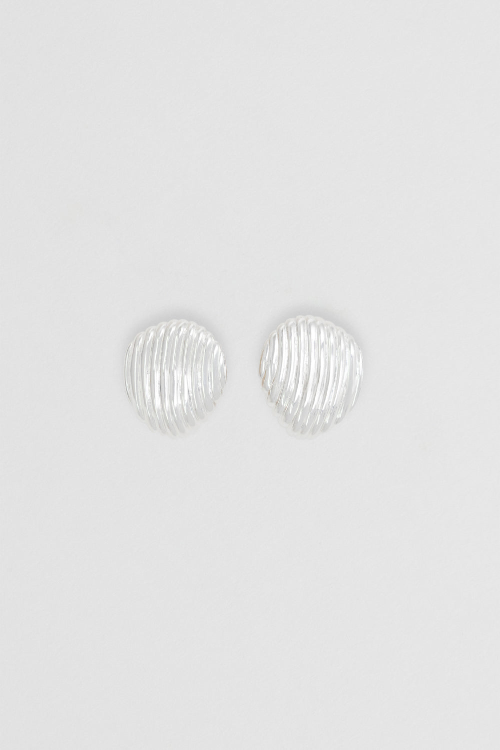 Paloma Dome Earrings - Small - Silver