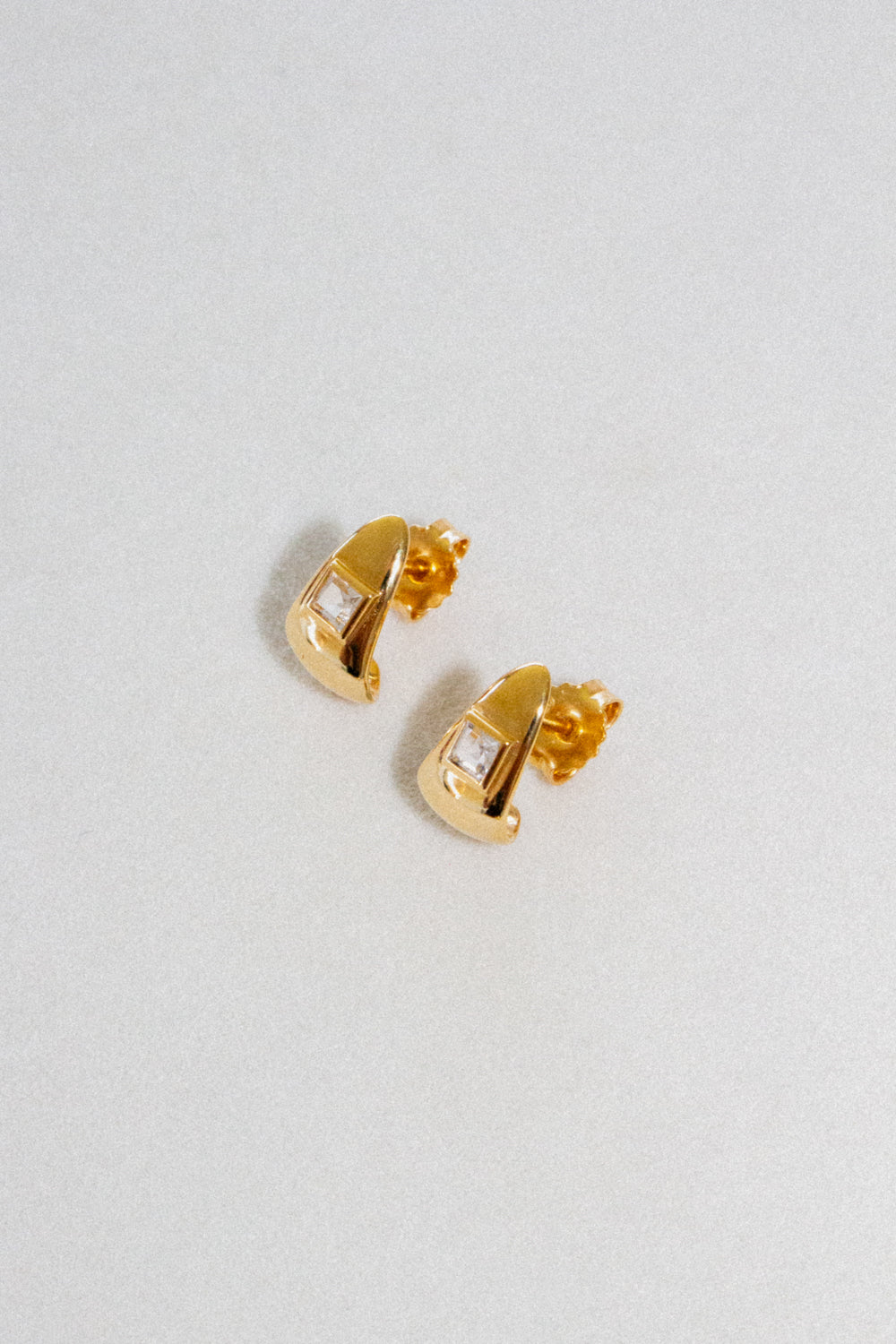 Rosco Topaz Earrings - Gold | Pre Order