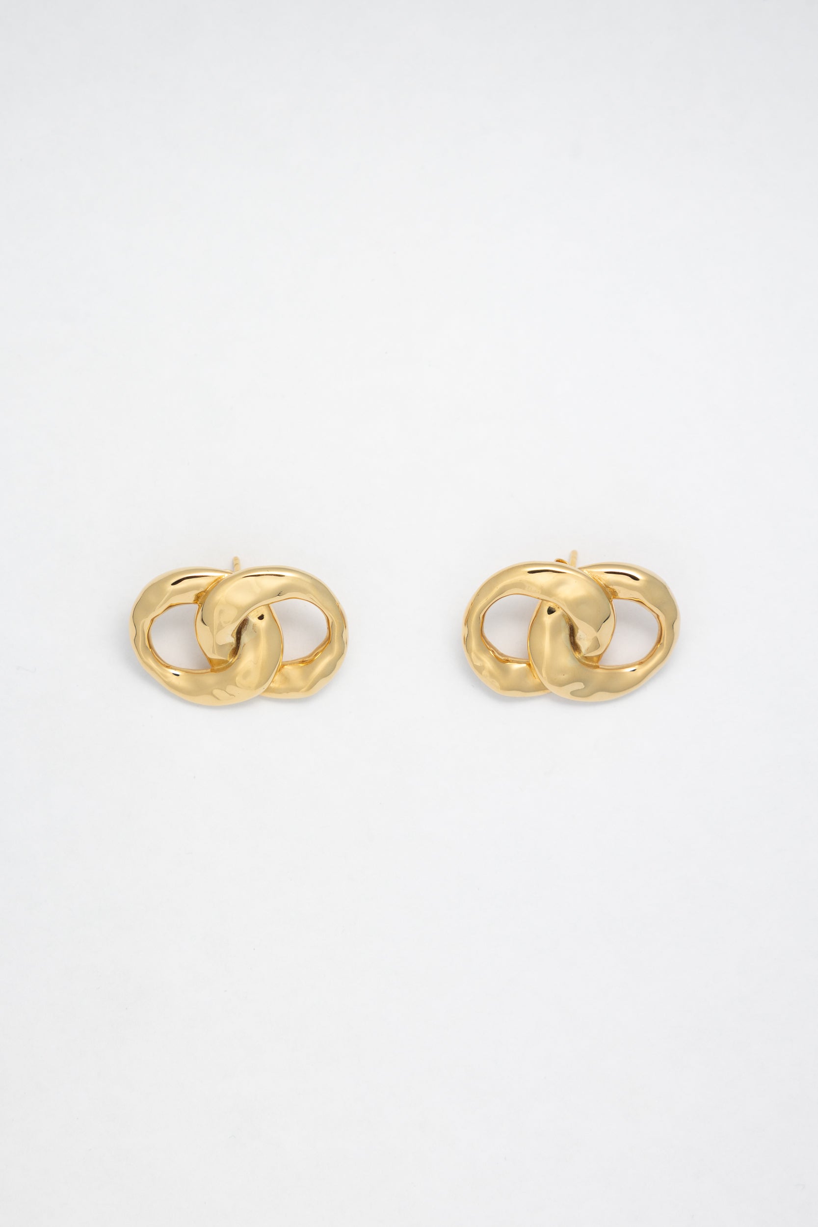 11. Link Earrings - Gold
