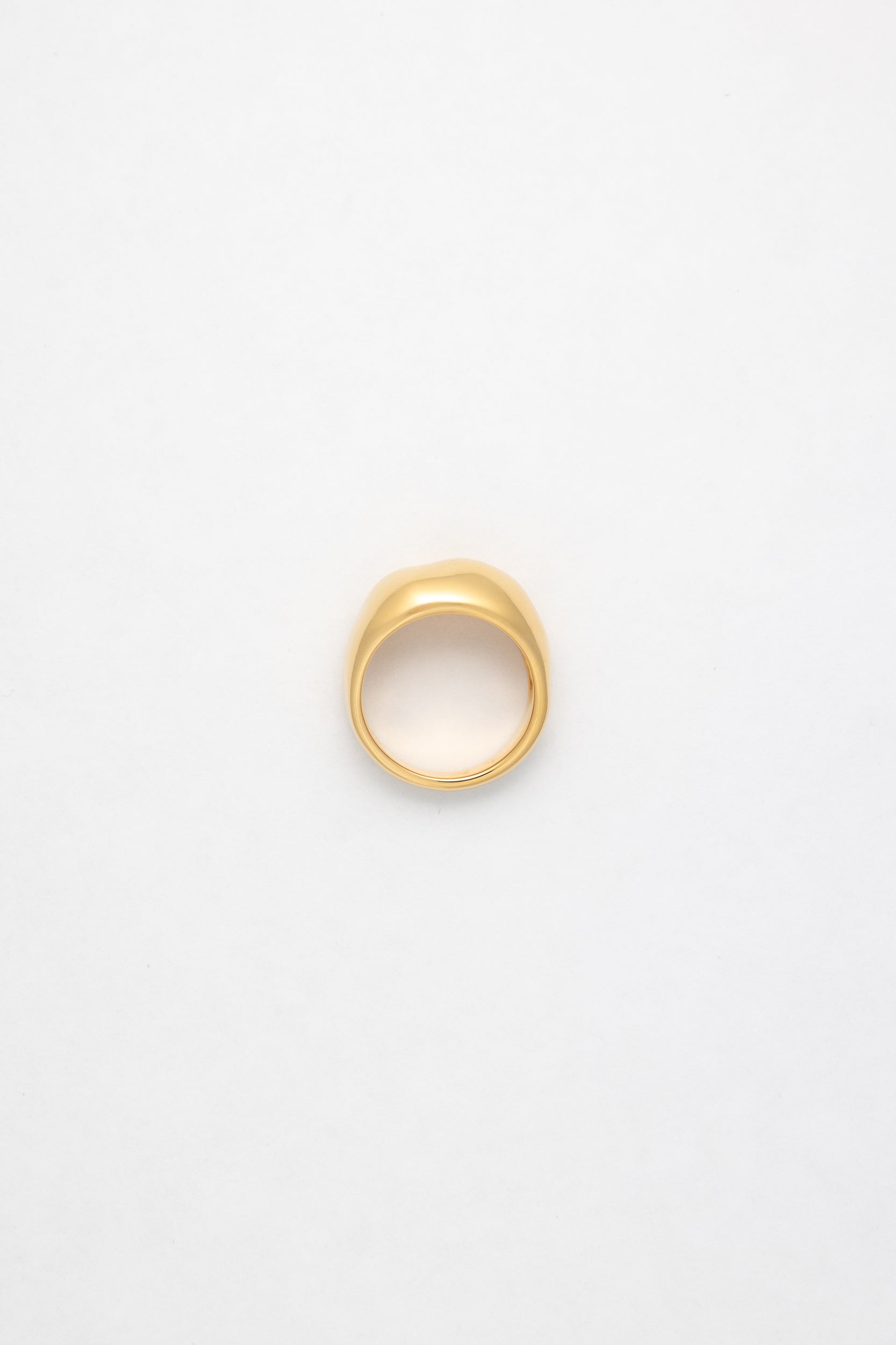 41. Organic Dome Ring - Gold