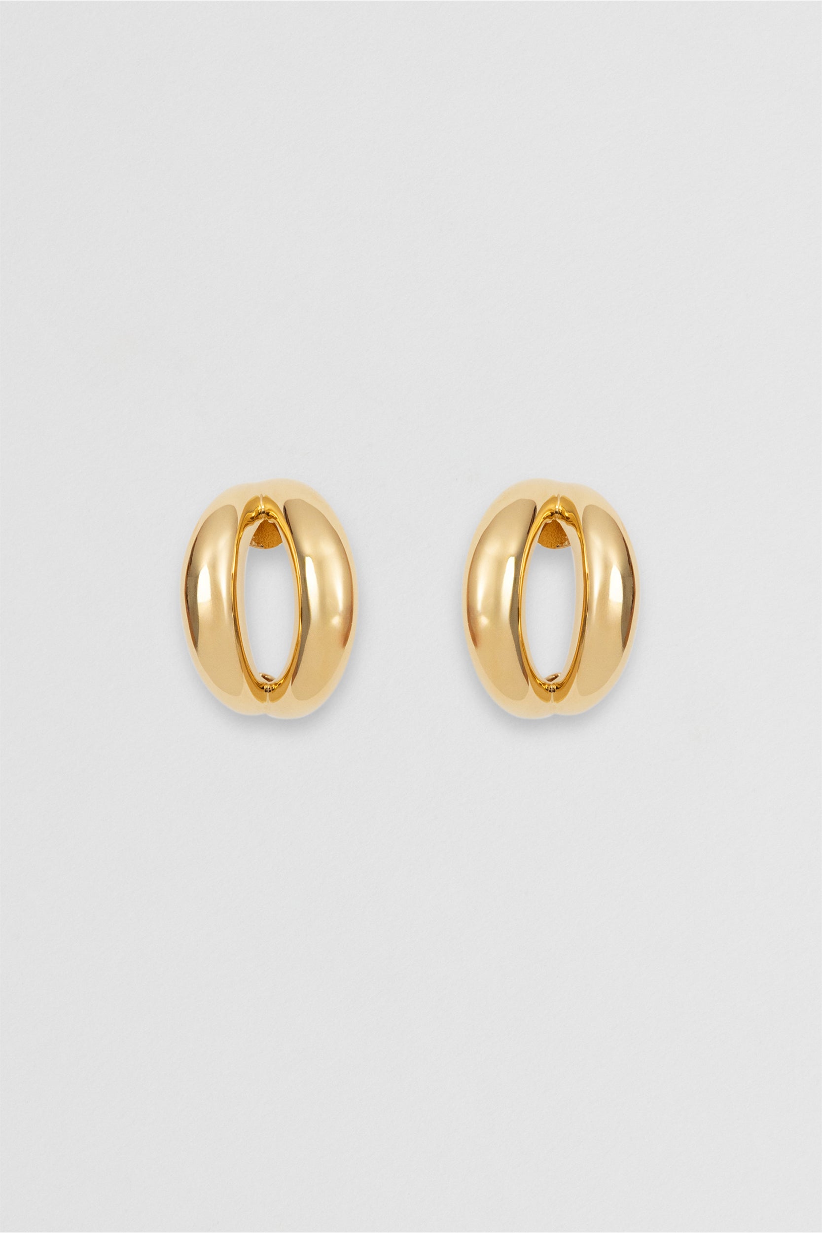 Via Earrings - Large - Gold