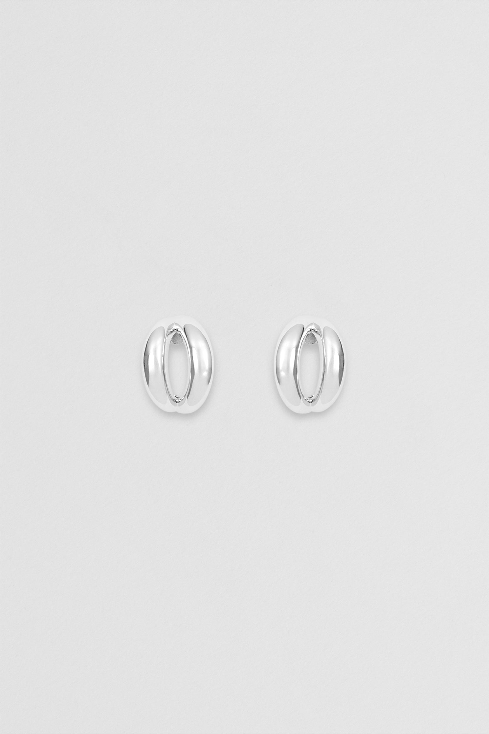 Via Earrings - Small - Silver