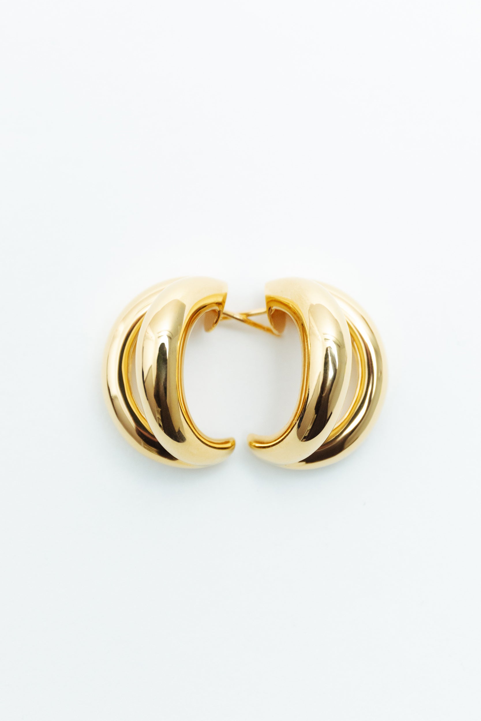 Boucles d'oreilles Via - Grandes - Or